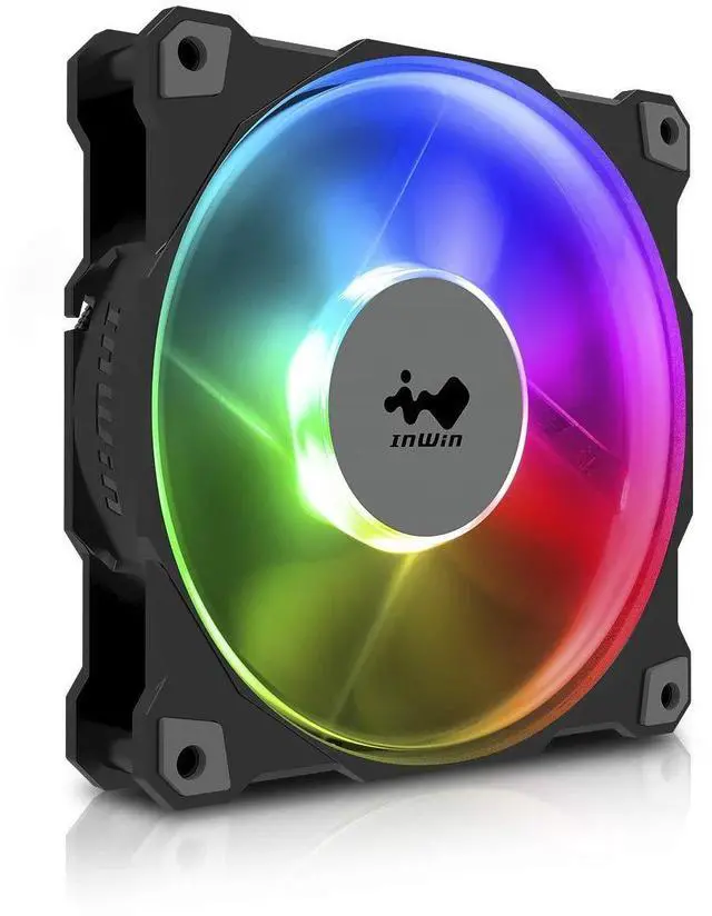 Alt view image 16 of 16 - in win jupiter aj120 high air flow addressable rgb fan kit 120mm (triple pack)
