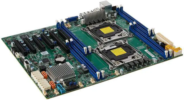 Alt view image 14 of 14 - SUPERMICRO X10DRL-I-B Supermicro X10DRL-I-B Dual LGA2011 Intel C612 DDR4 SATA3 and USB3.0 V and 2GbE ATX Server Motherboard
