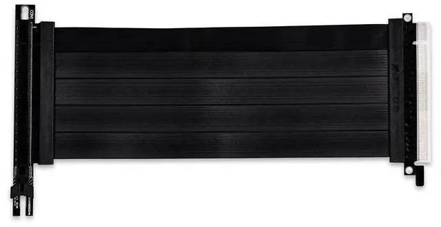 Alt view image 8 of 8 - LIAN LI Premium PCI-E 16X  4.0 Black Extender Riser Cable 200mm Black (PW-PCI-420)