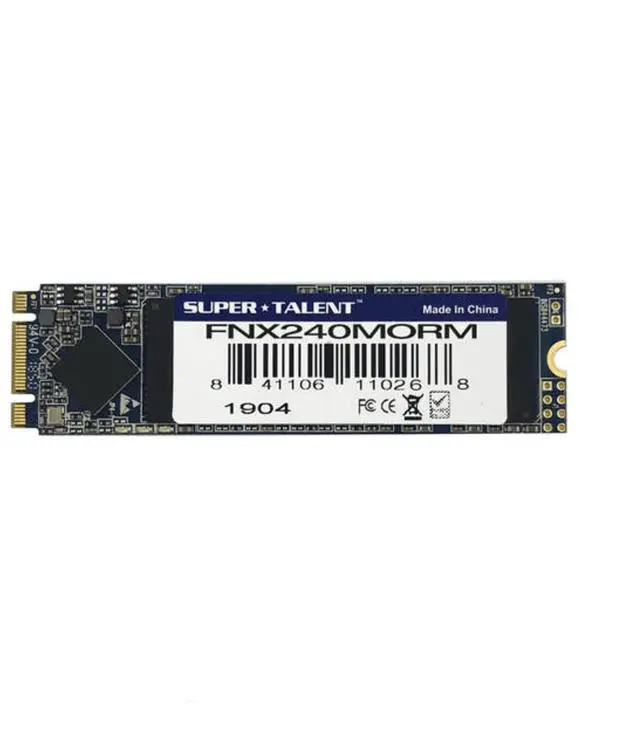 Alt view image 3 of 3 - Super Talent M.2 SATA DX3 240GB SATA3 Solid State Drive (3D TLC)