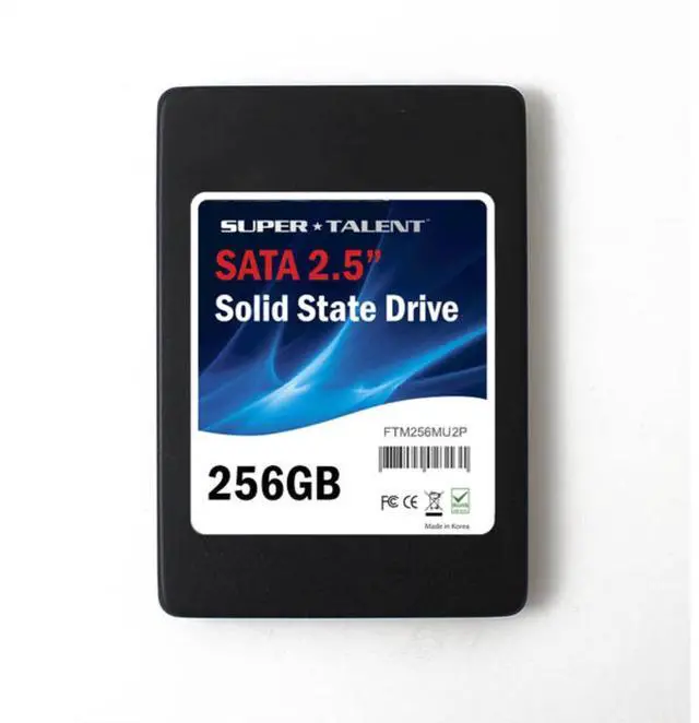 Alt view image 5 of 5 - Super Talent DuraDrive AT7 256GB 2.5 inch SATA3 Solid State Drive (MLC)
