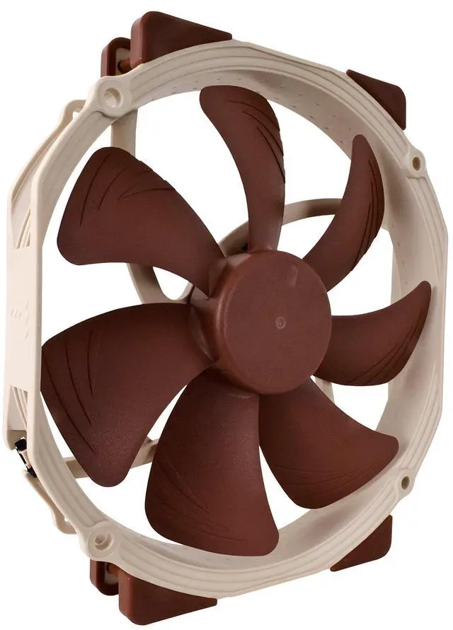 Alt view image 9 of 9 - Noctua NF-A15 PWM, Premium Quiet Fan, 4-Pin (140mm, Brown)