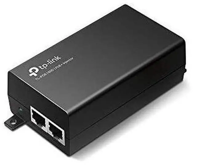 Alt view image 17 of 17 - TP-LINK PoE+ Injector Black (TL-POE160S) TLPOE160S