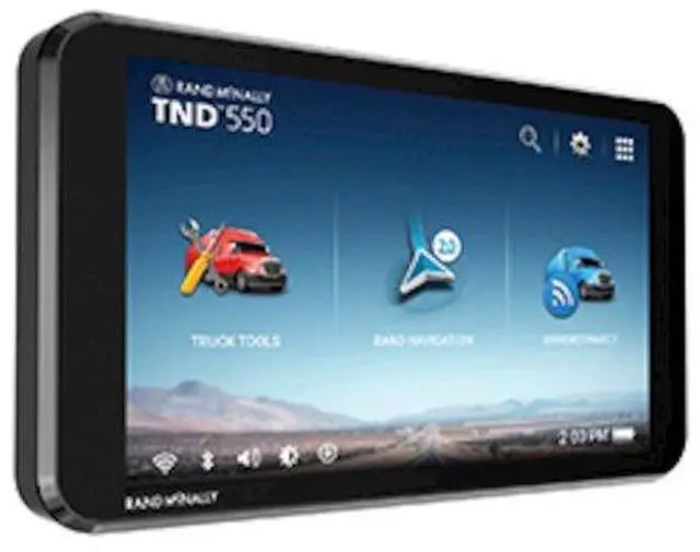 Alt view image 14 of 14 - Rand McNally TND550 TND 5 Inch GPS Truck Navigator with Easy-to-Read Display