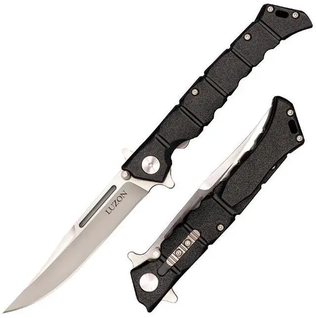 Alt view image 7 of 7 - Cold Steel Medium Luzon Folding Blade One Hand Open