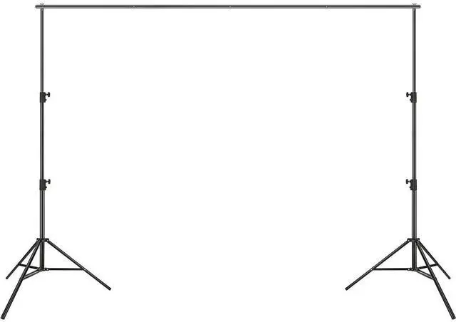 Alt view image 3 of 8 - Vevor 12 X 10 Ft Heavy Duty Backdrop Stand  Height Adjustable Photography Backdrop Stand  Background Support System With 6 Clamps And A Carry Bag  For Party  Wedding  Display  Photo