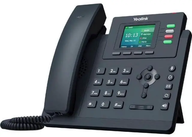 Alt view image 11 of 11 - Yealink SIP-T33G IP Phone Corded Wall Mountable Desktop Classic Gray 1301046