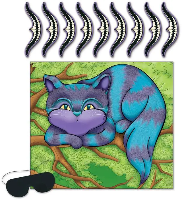 Main image of Cheshire Cat Smile Game - Fun-Filled Party Activity (Pack Of 24)