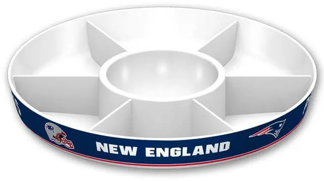Alt view image 2 of 2 - Fremont Die Patriots Party Platter, New England, 14.5 Diameter