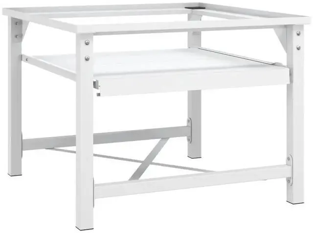 Alt view image 7 of 9 - vidaXL Double Washing and Drying Machine Pedestal White