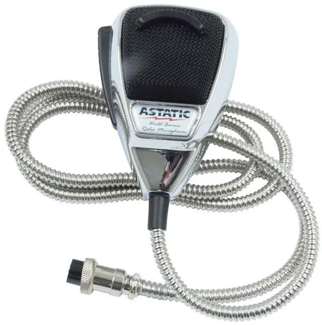 Alt view image 18 of 20 - ASTATIC TM 302-10187 636L NOISE CANCELING 4-PIN CB MICROPHONE  CHROME EDITION