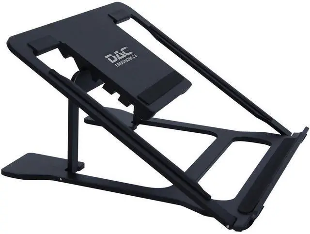 Main image of Dac Portable Laptop Stand With 6 Height Levels - Notebook, Tablet Support - Aluminum Alloy - Black