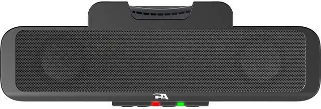 Alt view image 12 of 12 - Cyber Acoustics USB and Bluetooth Speaker Bar with Integrated Monitor Mount (CA-2890BT)