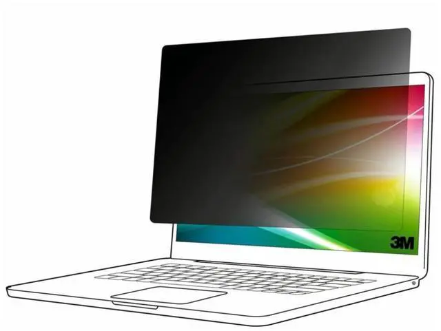 Alt view image 6 of 7 - 3M Bright Screen Privacy Filter for 16in Laptop 16:10 BP160W1B