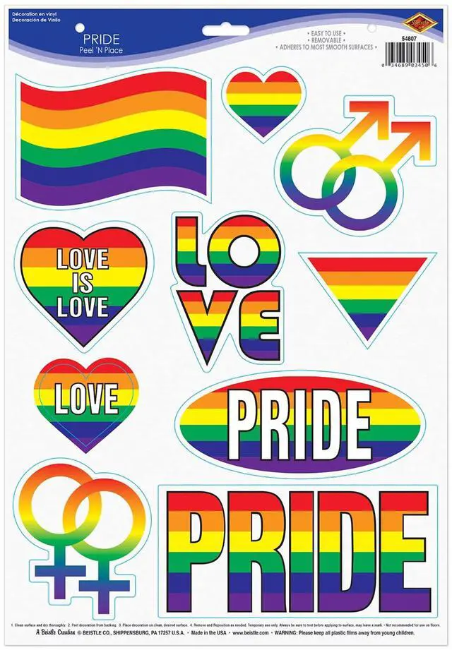 Main image of Pride Peel 'N Place