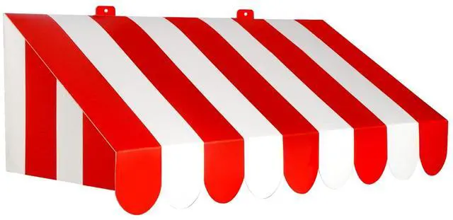 Main image of 3-D Red & White Awning Wall Decoration