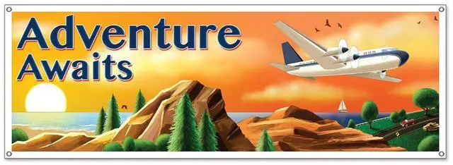 Main image of "Global Landmark Sign Banners - Pack Of 12 For Travel-Themed Events"