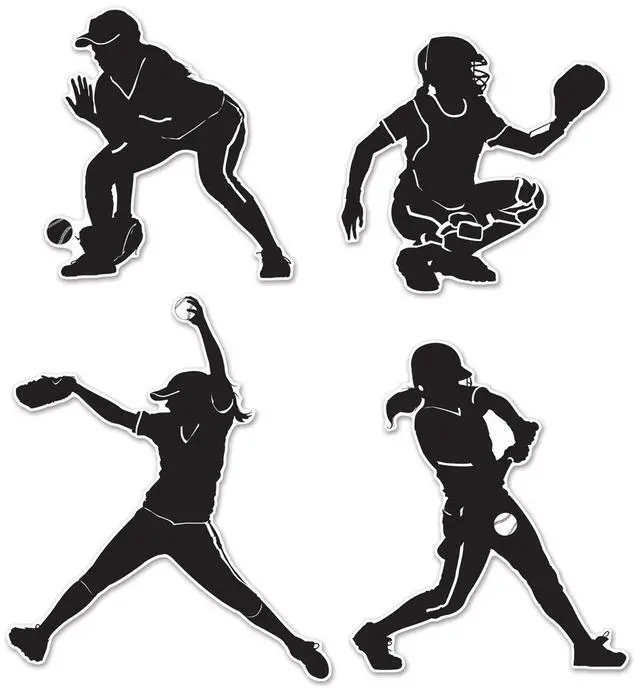 Main image of Softball Silhouettes