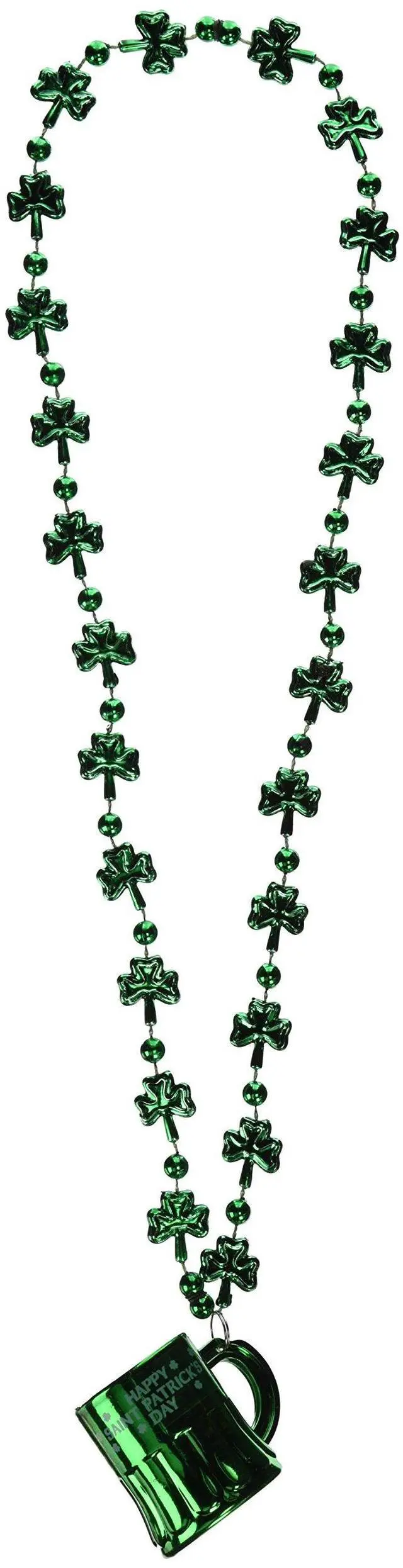 Main image of Festive Shamrock Beads & Happy St Pat'S Mug Set (Pack Of 12)
