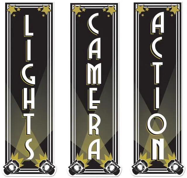 Main image of Lights, Camera, Action Cutouts