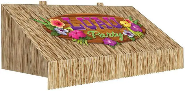 Main image of 3-D Tiki Bar Awning Wall Decoration