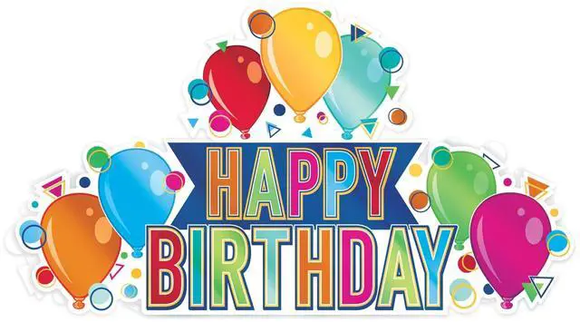 Main image of "Vibrant 3-D Foil Birthday Centerpiece - Pack Of 12"