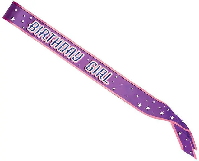 Main image of Birthday Girl Satin Sash