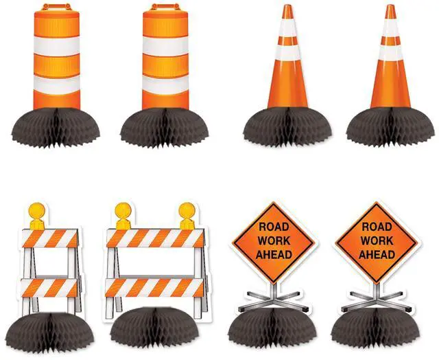Main image of Construction Mini Centerpieces - Pack Of 12: Adorable And Intricately Designed