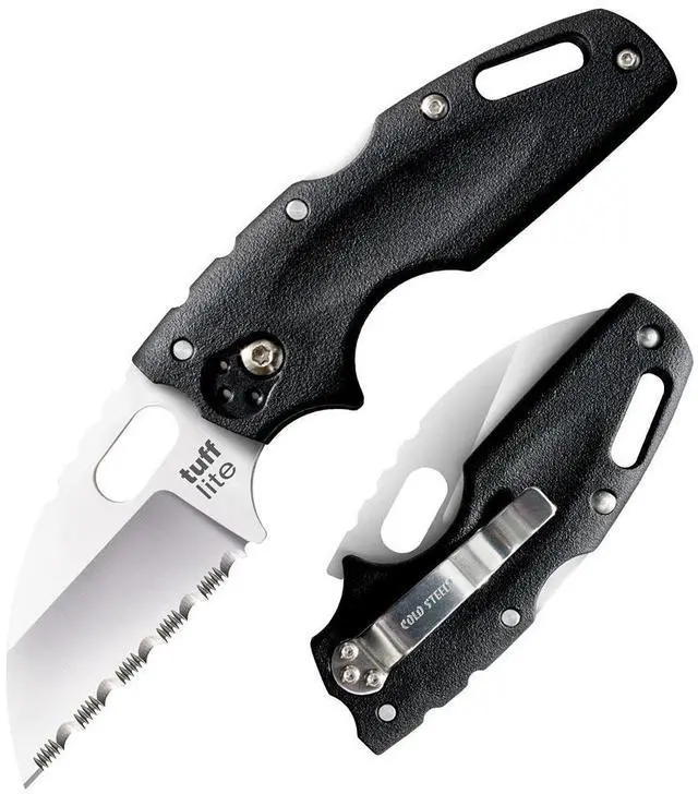 Alt view image 18 of 18 - Cold Steel 20LTS Tuff Lite Serrated Edge Made of Grivory and GRIV-EX Plastic Handle Material
