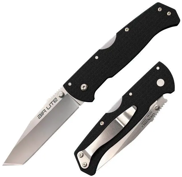 Alt view image 4 of 4 - COLD STEEL 26WT COLD STEEL AIR LITE TANTO PT FOLDER 3.5 IN BLADE G-10 HANDLE