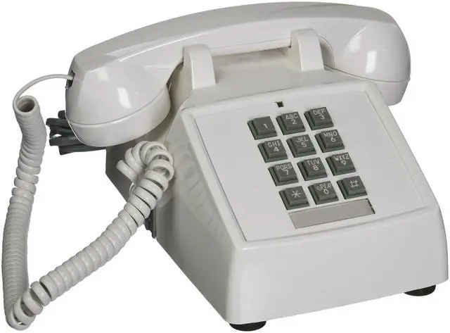 Alt view image 9 of 9 - Cortelco 250015-Vba-20m Desk Phone With Volume White