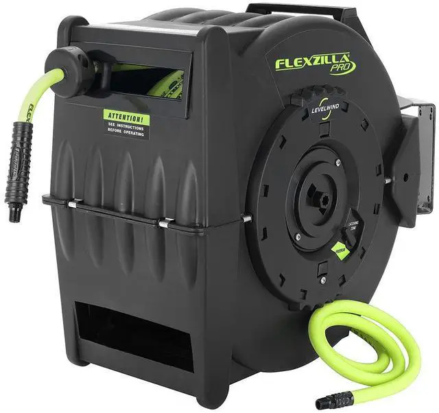 Alt view image 9 of 9 - Legacy Manufacturing L8306FZ Levelwind Retractable Hose Reel for Air with 3/8in