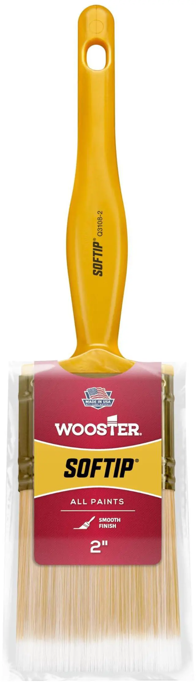 Alt view image 12 of 12 - Wooster Softip 2 In. Flat Sash Paint Brush Q3108-2