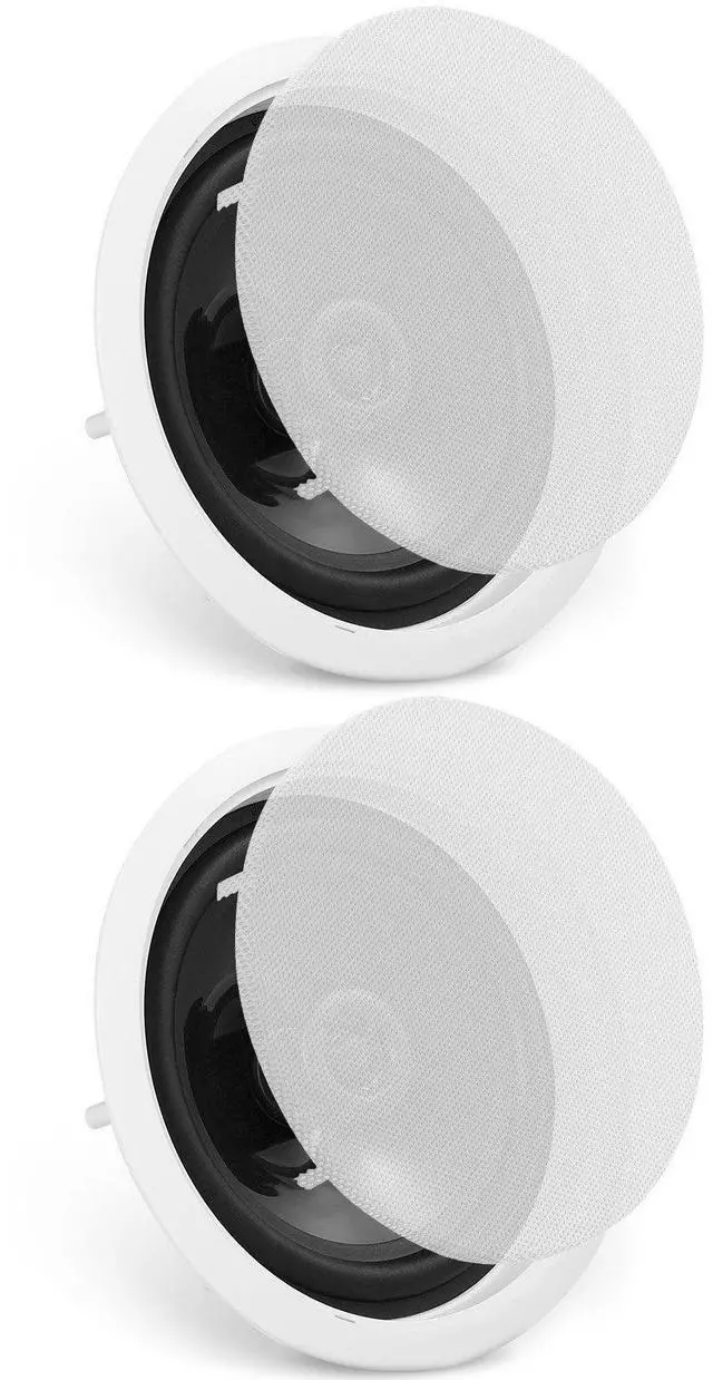 Alt view image 8 of 8 - VEVOR 2 PCs 6.5'' Bluetooth in Ceiling Speakers, 150W, Flush Mount Ceiling & in-Wall Speaker System with 8Impedance 89dB Sensitivity, for Home Kitchen Living Room Bedroom or Covered Outdoor Porches