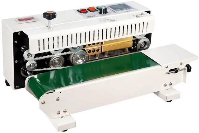Alt view image 3 of 10 - VEVOR Continuous Bag Band Sealing Machine Horizontal Band Sealer Count Function