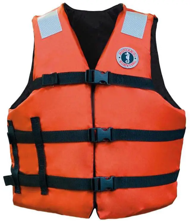 Main image of Mustang Flotation Vest - Orange - Adult Universal