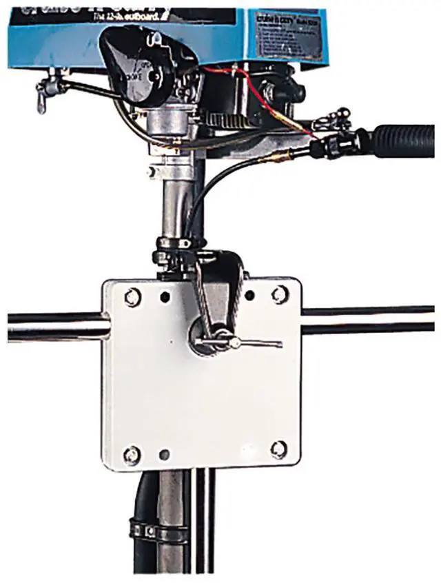 Alt view image 5 of 5 - SEADOG Motor Bracket Rail MNT Poly WHT