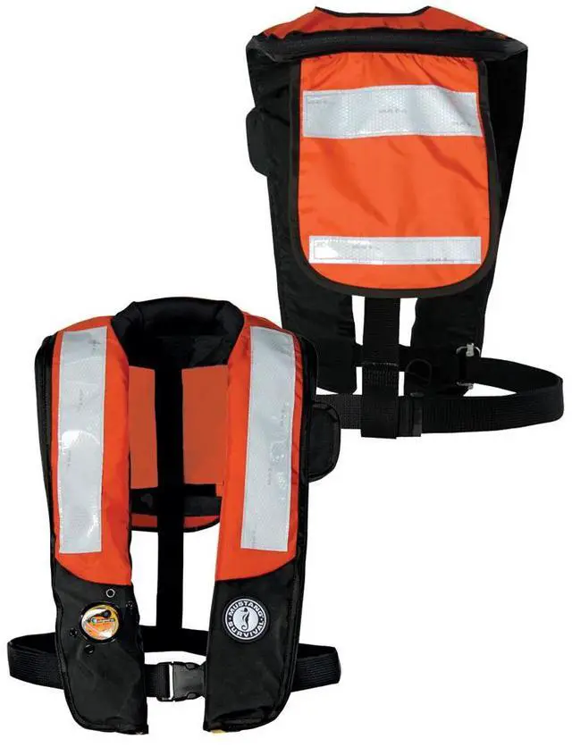Alt view image 2 of 2 - Mustang Survival MD3183T2 HIT Inflatable PFD with Solas Reflective Tape