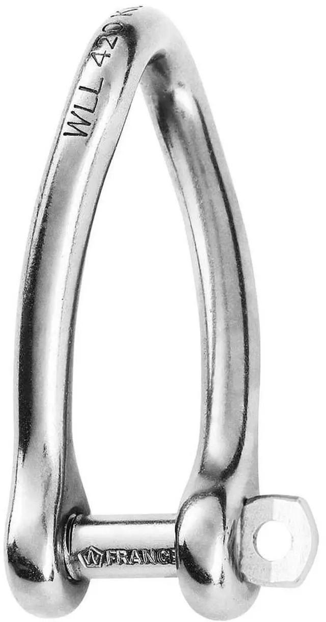 Main image of Wichard Captive Pin Twisted Shackle - Diameter 6mm - 1/4"
