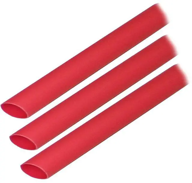 Alt view image 2 of 2 - Heat Shrink Tubing, 3/16" x 3", Red, 3pcs