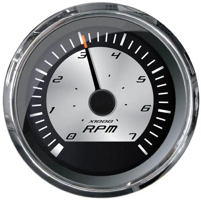 Alt view image 2 of 2 - FARIA PLATINUM 4 TACHOMETER (7000 RPM)(GAS)(INBOARD, OUTBOARD & I/O)