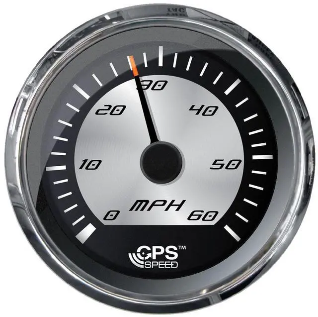 Alt view image 3 of 3 - FARIA PLATINUM 4 SPEEDOMETER (60 MPH)(GPS)(STUDDED)