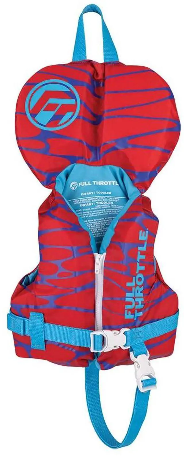 Main image of Full Throttle Infant Nylon Life Jacket - Red