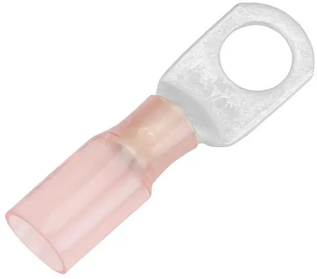 Main image of Pacer 8 AWG Heat Shrink Ring Terminal - 3/8" Stud Size - 25 Pack