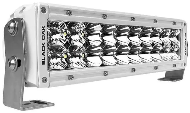 Alt view image 4 of 4 - Black Oak LED Pro Series Double Row Combo 10 Inch Light Bar - White Pro Series Double Row Combo 10 Inch Light Bar
