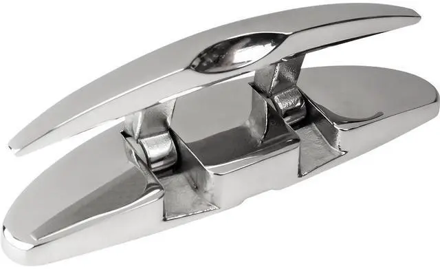Main image of Sea-Dog 5" Oval SS Folding Cleat w/Hidden Hex Bolts