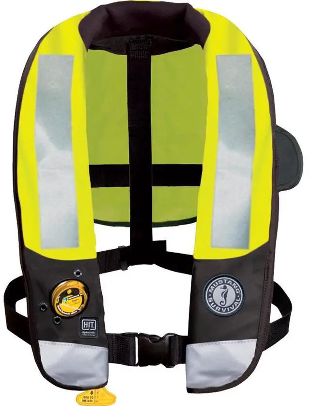Main image of Mustang HIT High Visibility Inflatable PFD - Fluorescent Yellow/Green - Automatic/Manual