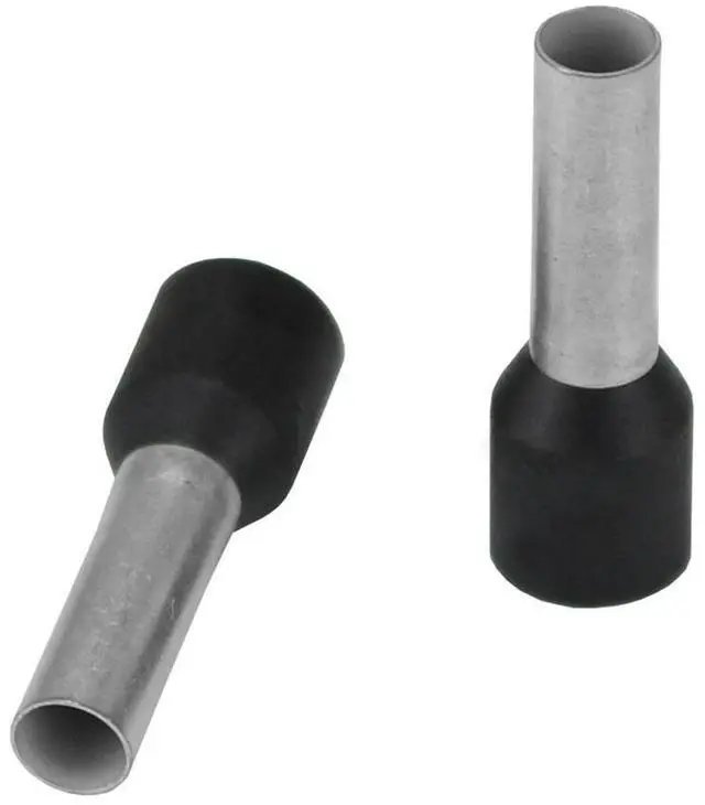 Main image of Pacer Black 10 AWG Wire Ferrule - 10mm Length - 25 Pack