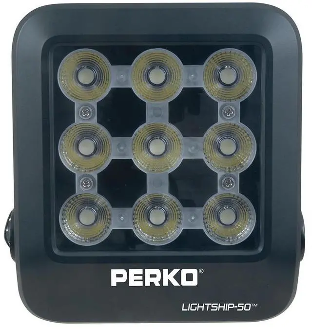 Main image of Perko Lightship 50 LED High Performance Floodlight - 12/24V - Black