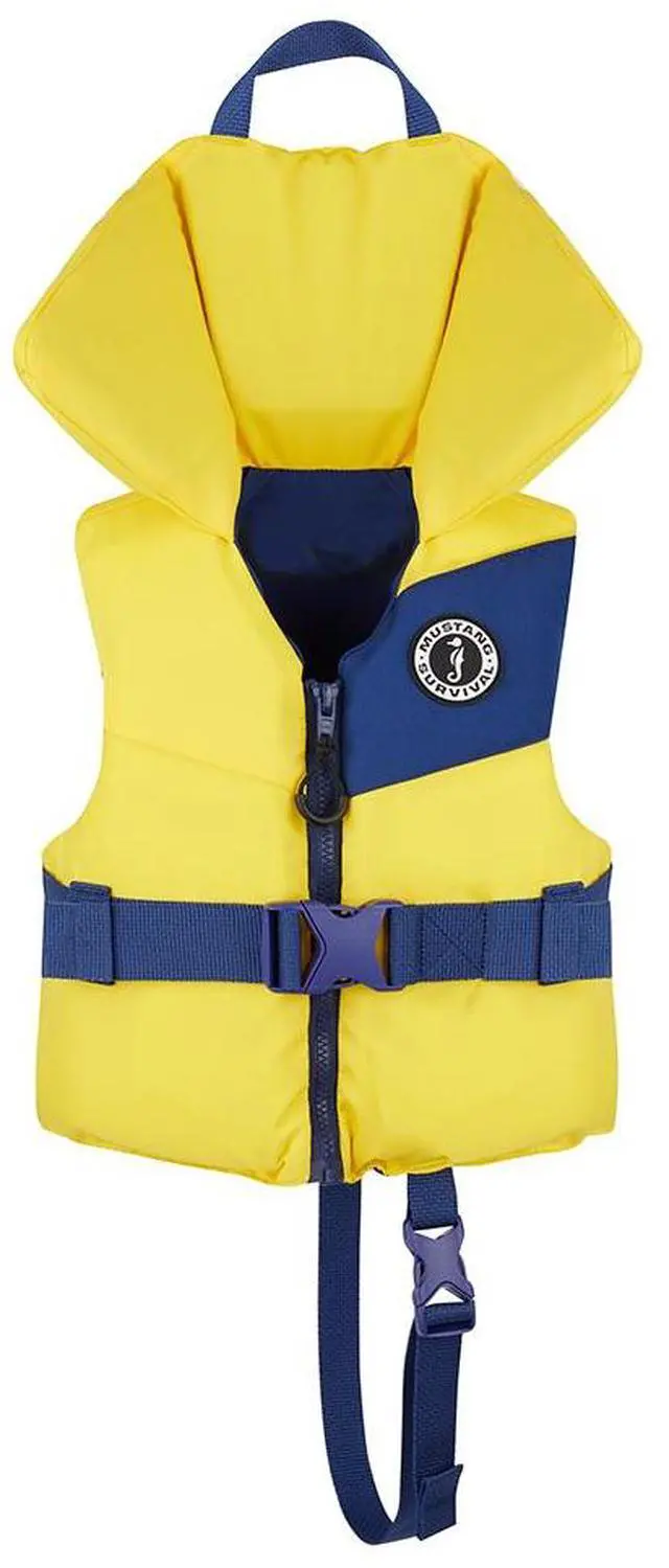 Main image of Mustang Lil' Legends Infant Foam Vest - Yellow/Navy